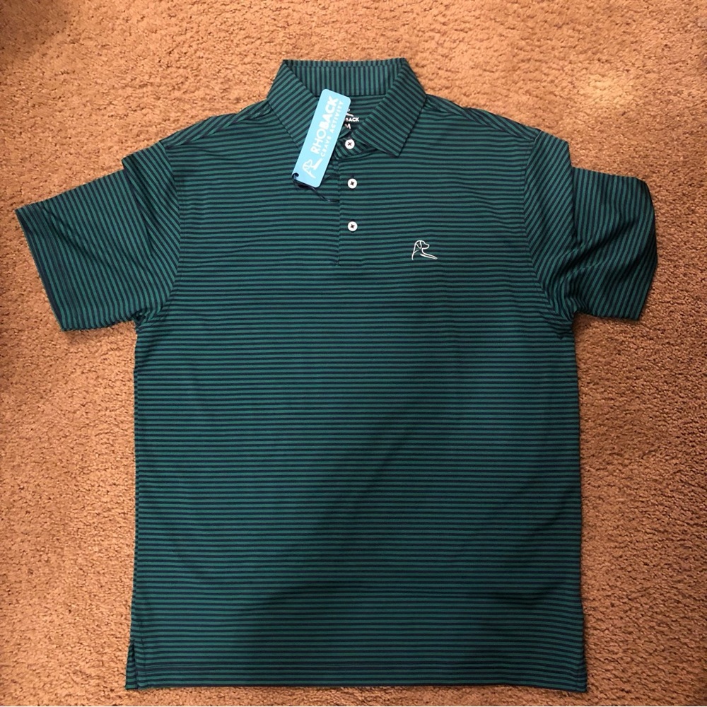 Rhoback men’s polo. Medium. NWT